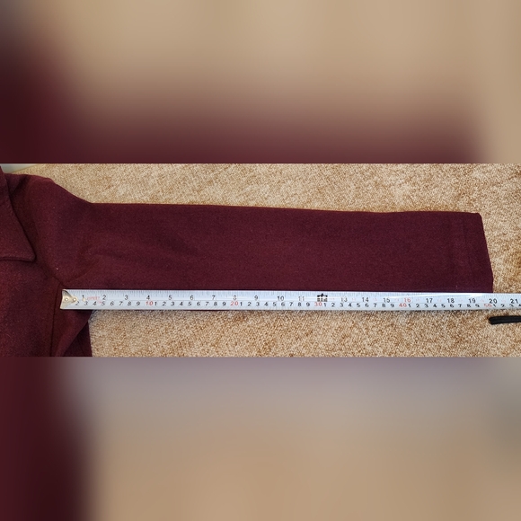 Vine & Valley Wine Button Up Pea Coat Size Medium - Picture 6 of 6